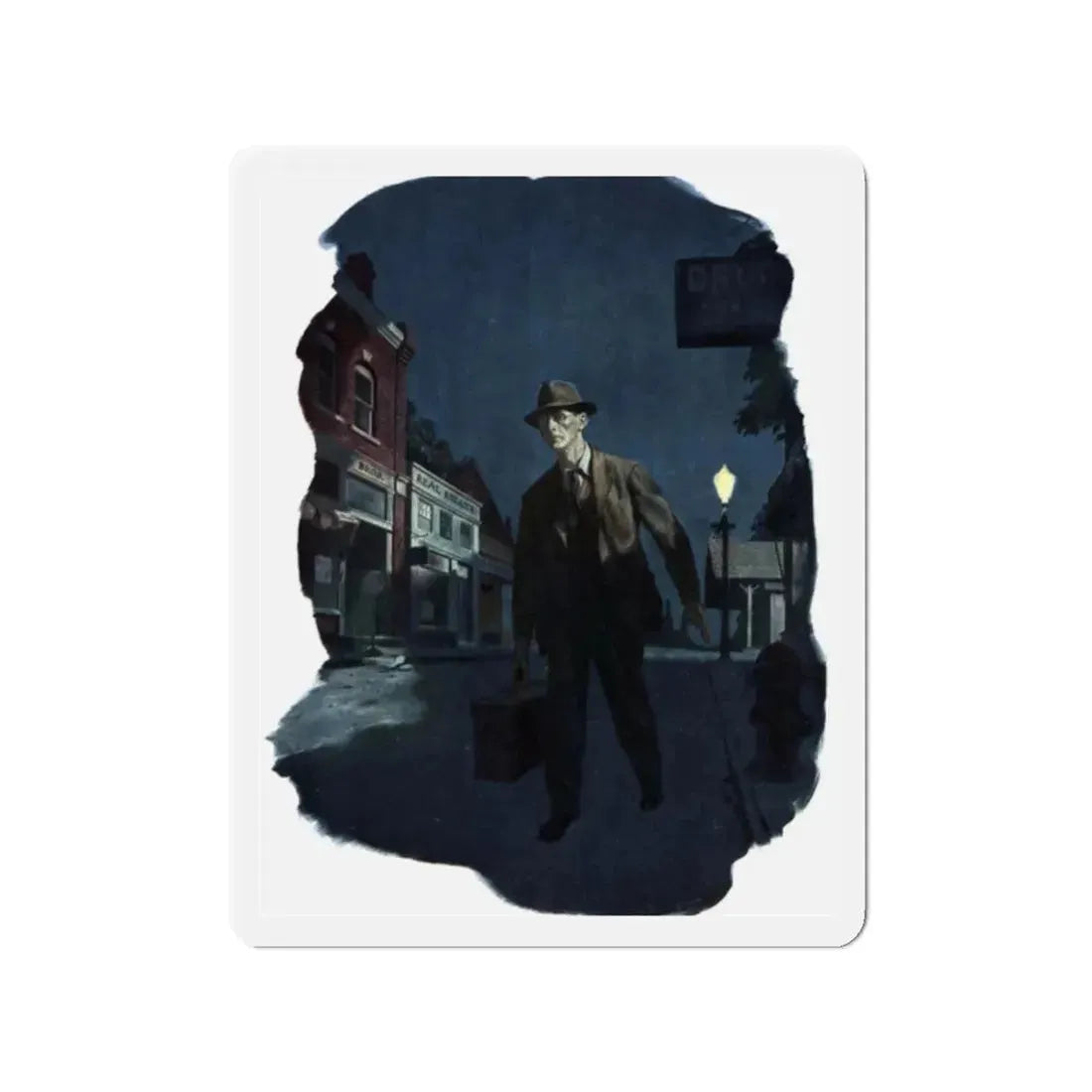 Mr. Stringer Passes Through, Woman's Day, September 1947 (Magazine Illustration) Refrigerator Magnet - The Sticker Space