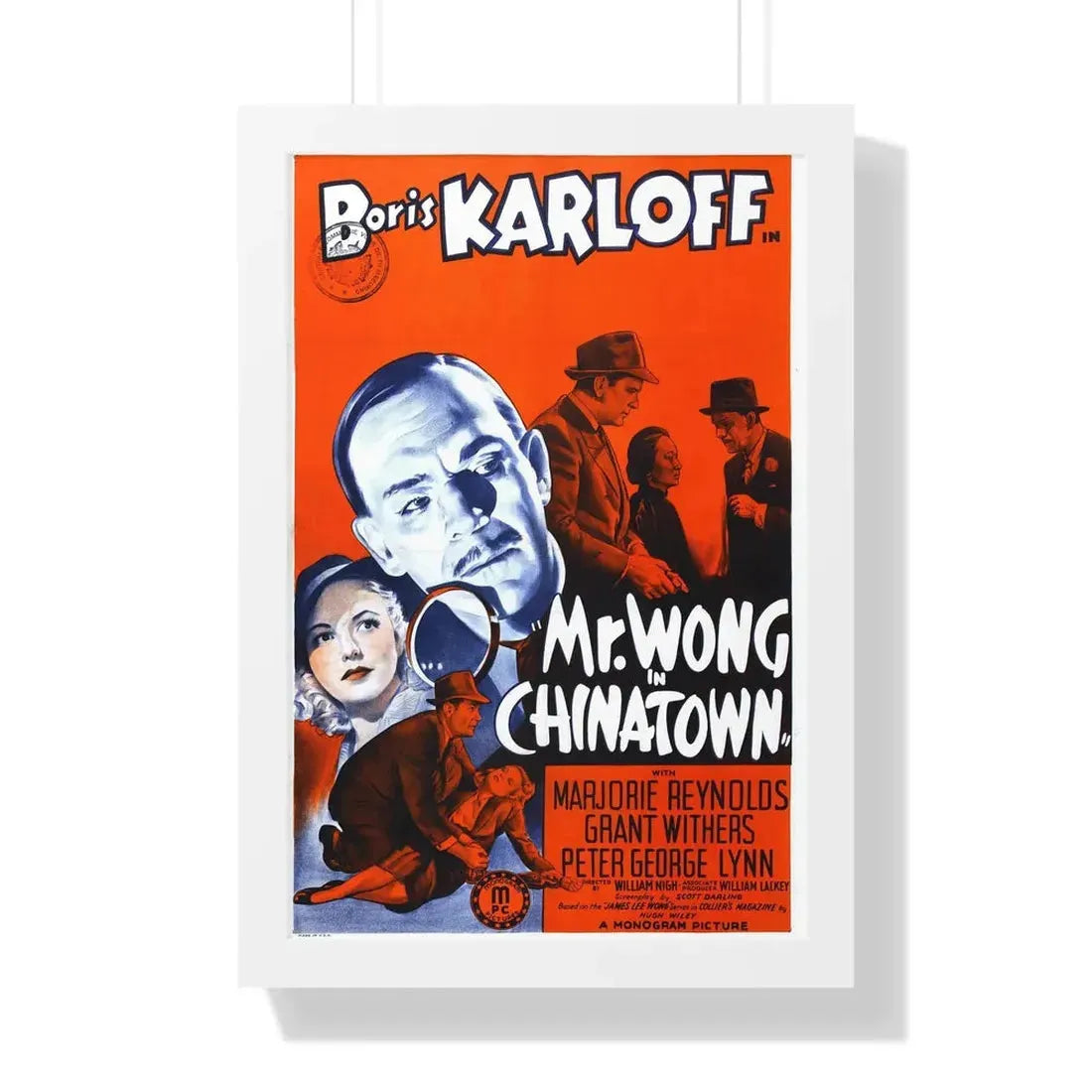 MR WONG IN CHINATOWN 1939 - Framed Movie Poster - The Sticker Space