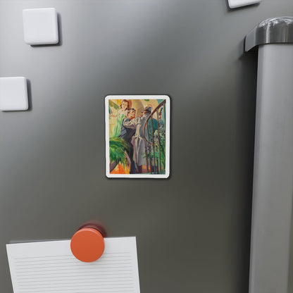 Mr. Angel Comes (Magazine Illustration) Refrigerator Magnet-The Sticker Space