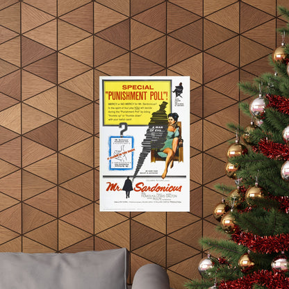 MR. SARDONICUS 1961 - Paper Movie Poster-The Sticker Space