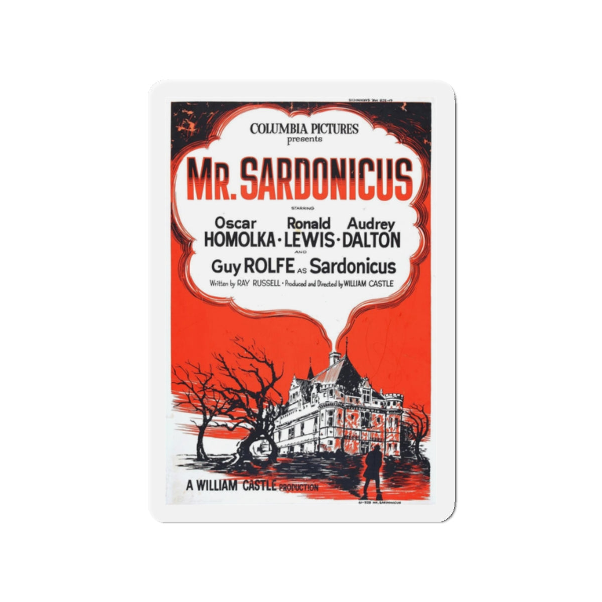 MR. SARDONICUS (2) 1961 Movie Poster - Refrigerator Magnet-2" x 2"-The Sticker Space