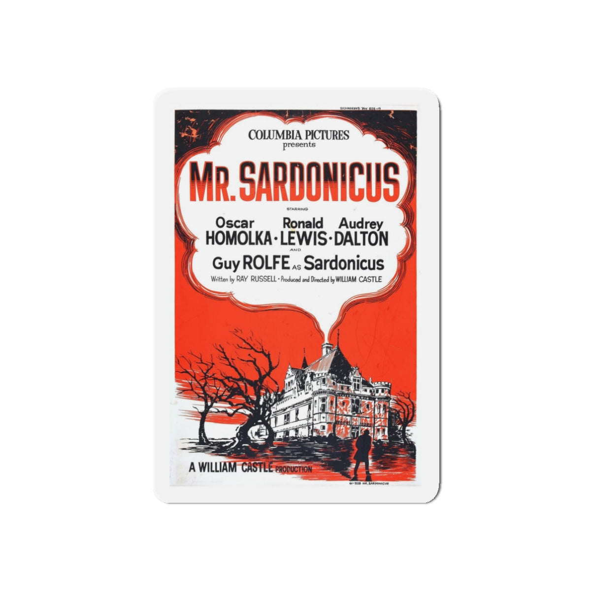 MR. SARDONICUS (2) 1961 Movie Poster - Refrigerator Magnet-3" x 3"-The Sticker Space