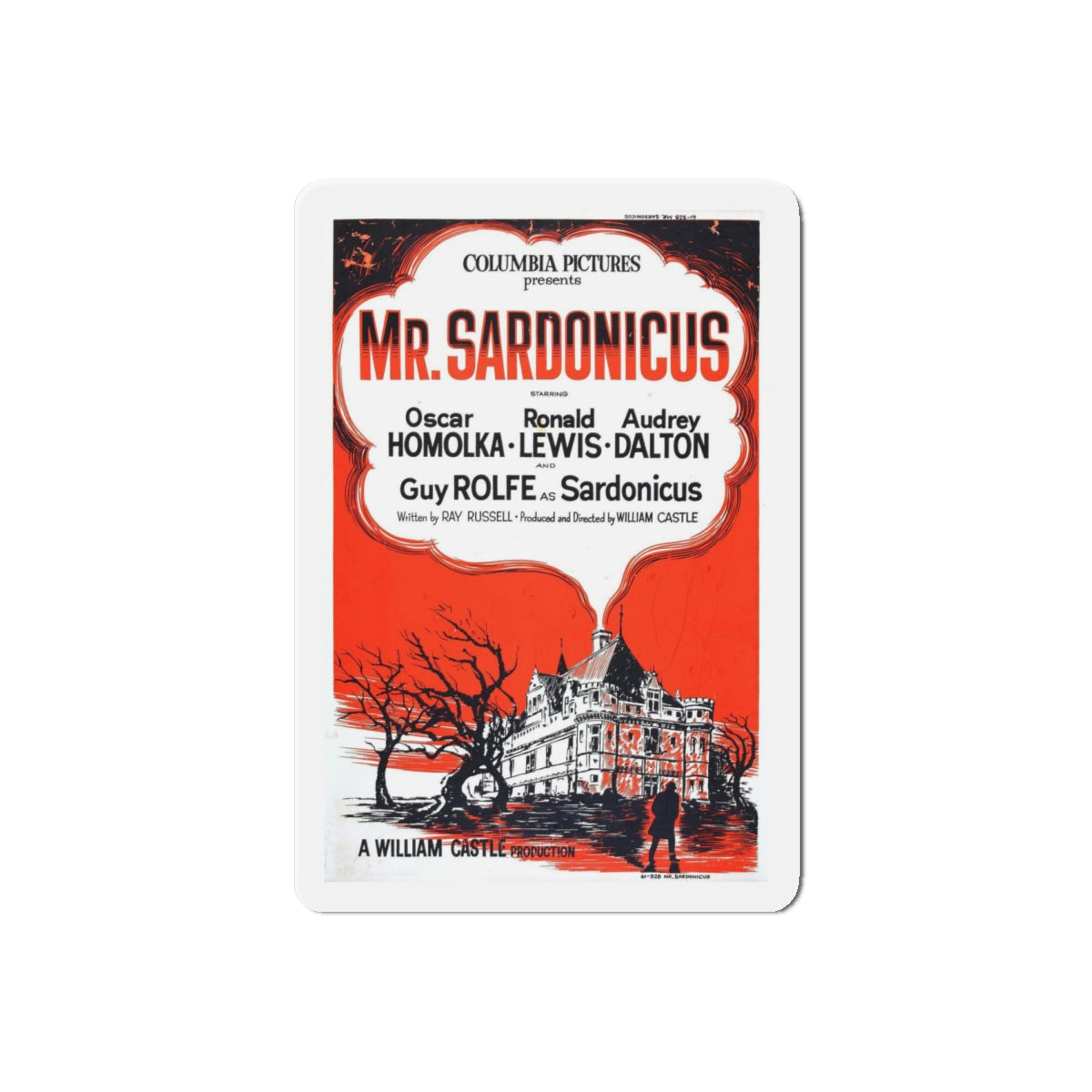 MR. SARDONICUS (2) 1961 Movie Poster - Refrigerator Magnet-6" × 6"-The Sticker Space