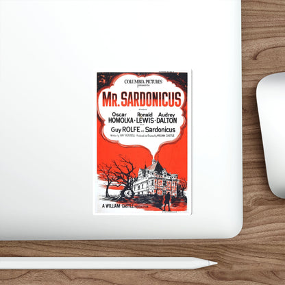 MR. SARDONICUS (2) 1961 Movie Poster STICKER Vinyl Die-Cut Decal-The Sticker Space