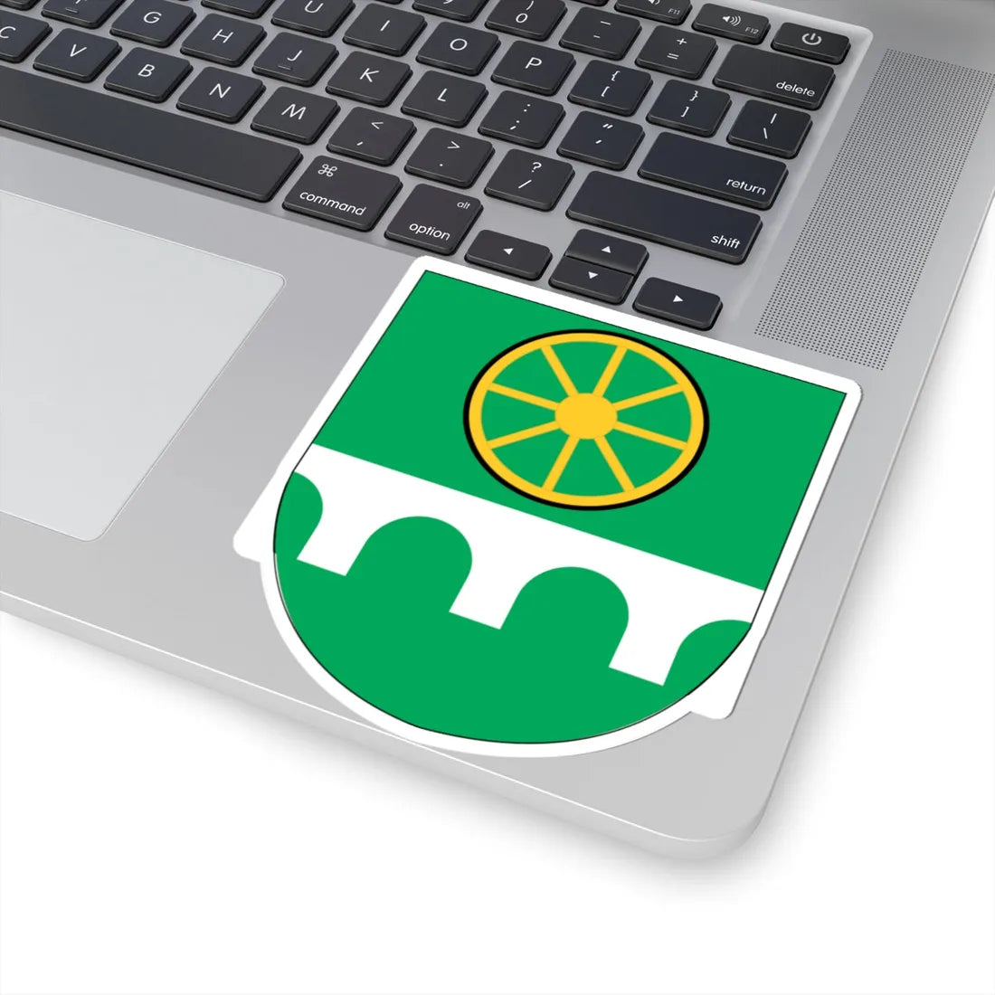 Märjamaa Parish Coat of Arms (Estonia) (Coat of Arms) STICKER Vinyl Kiss-Cut Decal - The Sticker Space