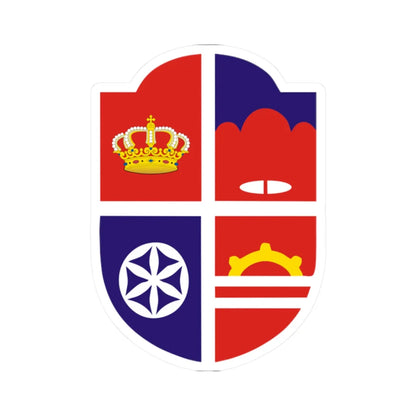 Mrkonjić Grad grb (Bosnia and Herzegovina) (Coat of Arms) STICKER Vinyl Kiss-Cut Decal 2 Inch White - The Sticker Space