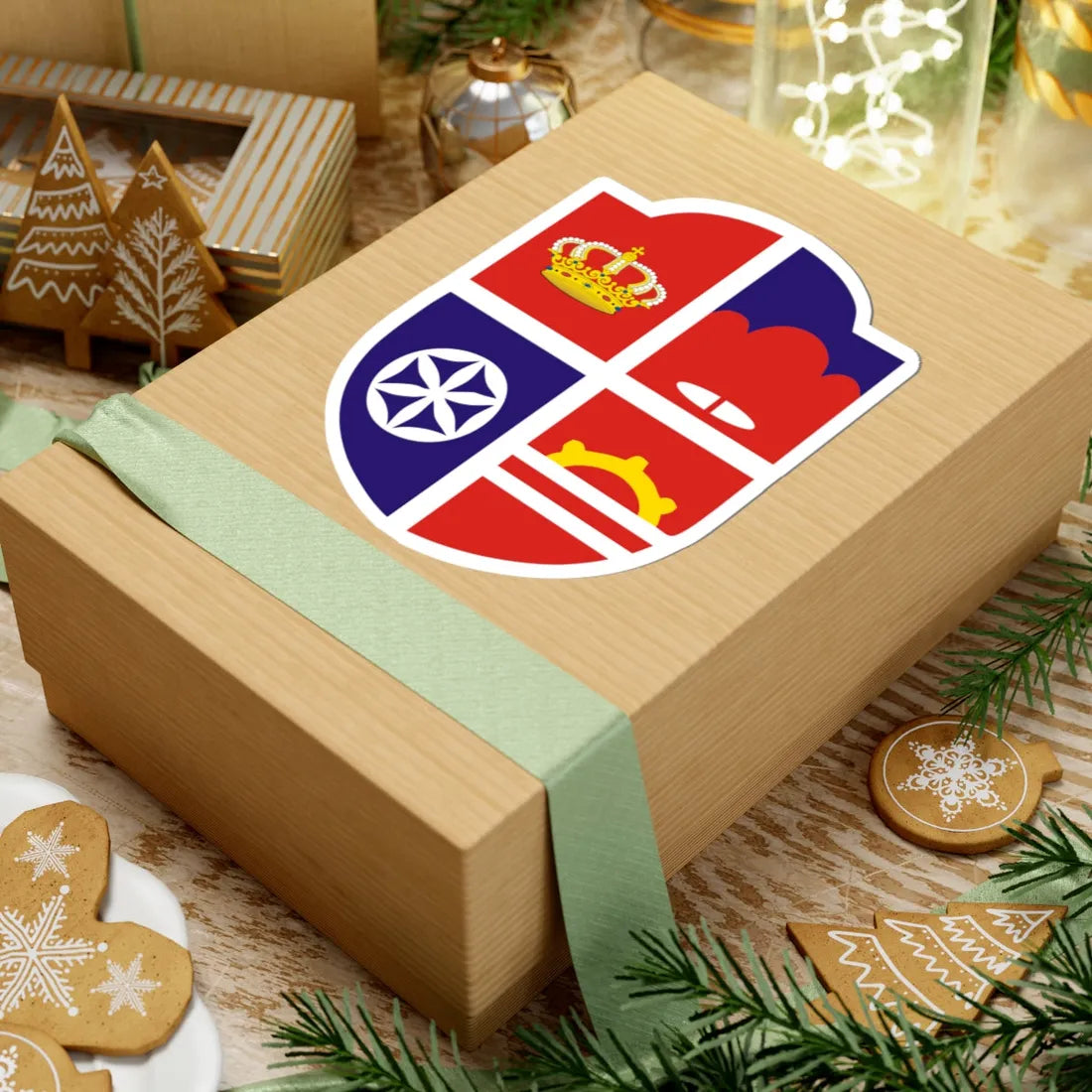 Mrkonjić Grad grb (Bosnia and Herzegovina) (Coat of Arms) STICKER Vinyl Kiss-Cut Decal - The Sticker Space