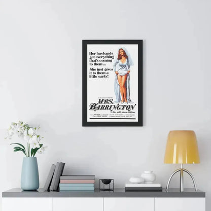 MRS. BARRINGTON 1974 - Framed Movie Poster - The Sticker Space