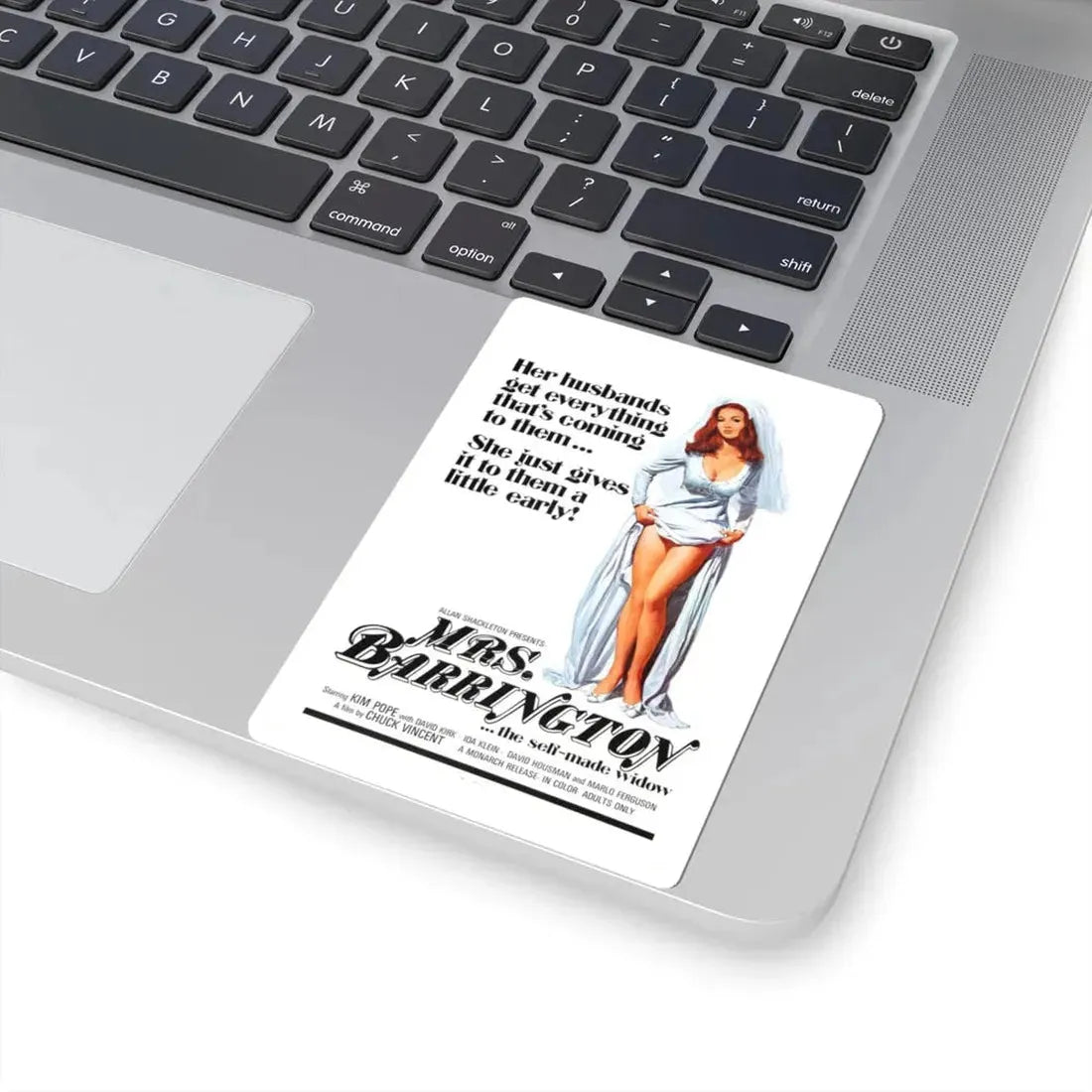 MRS. BARRINGTON 1974 Movie Poster - STICKER Vinyl Kiss-Cut Decal - The Sticker Space