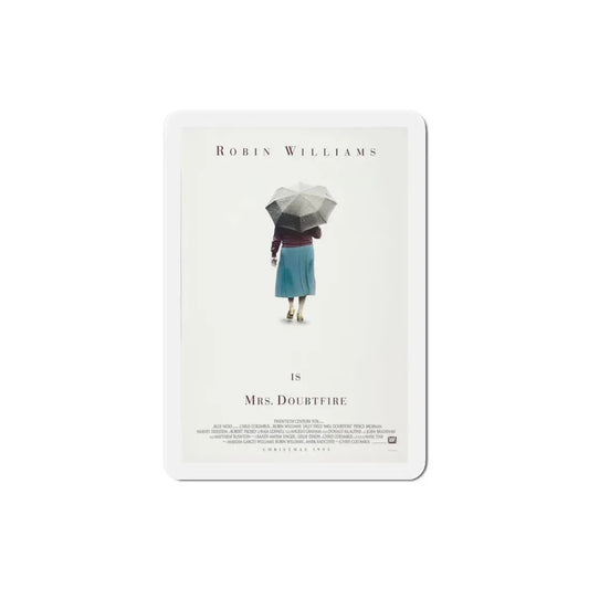 Mrs Doubtfire 1993 Movie Poster Refrigerator Magnet 3 Inch - The Sticker Space