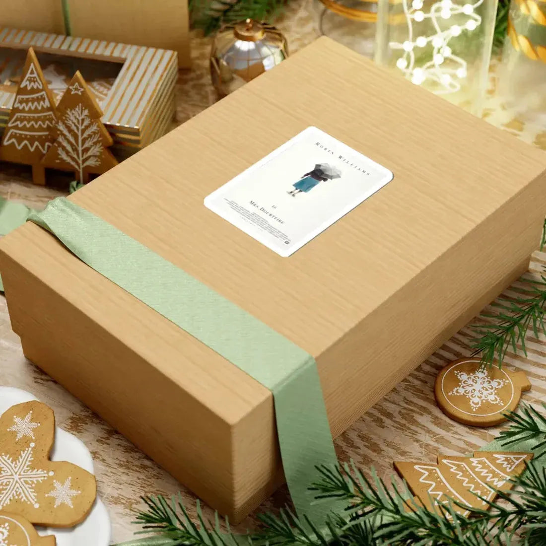 Mrs Doubtfire 1993 Movie Poster - STICKER Vinyl Kiss-Cut Decal - The Sticker Space