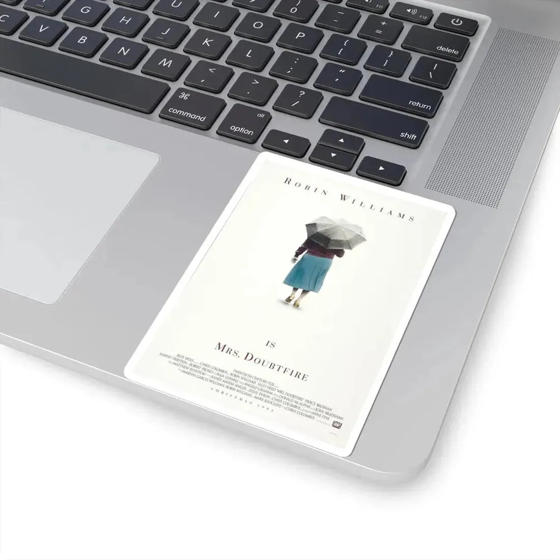 Mrs Doubtfire 1993 Movie Poster - STICKER Vinyl Kiss-Cut Decal - The Sticker Space