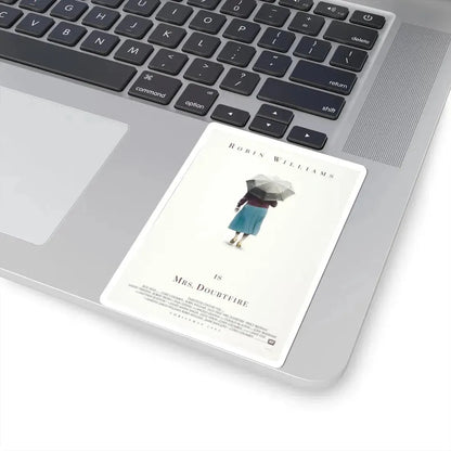 Mrs Doubtfire 1993 Movie Poster - STICKER Vinyl Kiss-Cut Decal - The Sticker Space