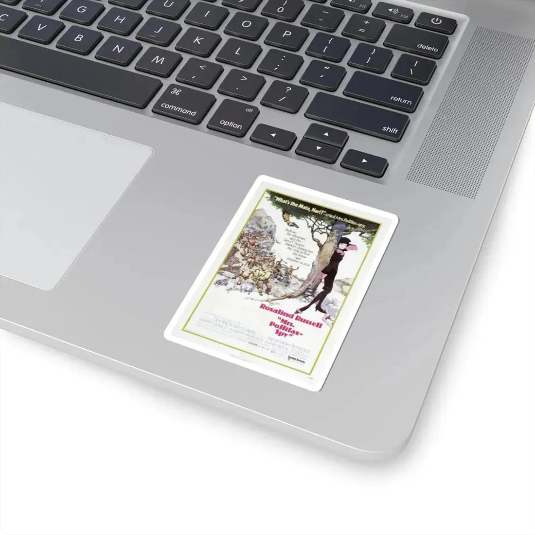 Mrs Pollifax    Spy 1971 Movie Poster - STICKER Vinyl Kiss-Cut Decal - The Sticker Space