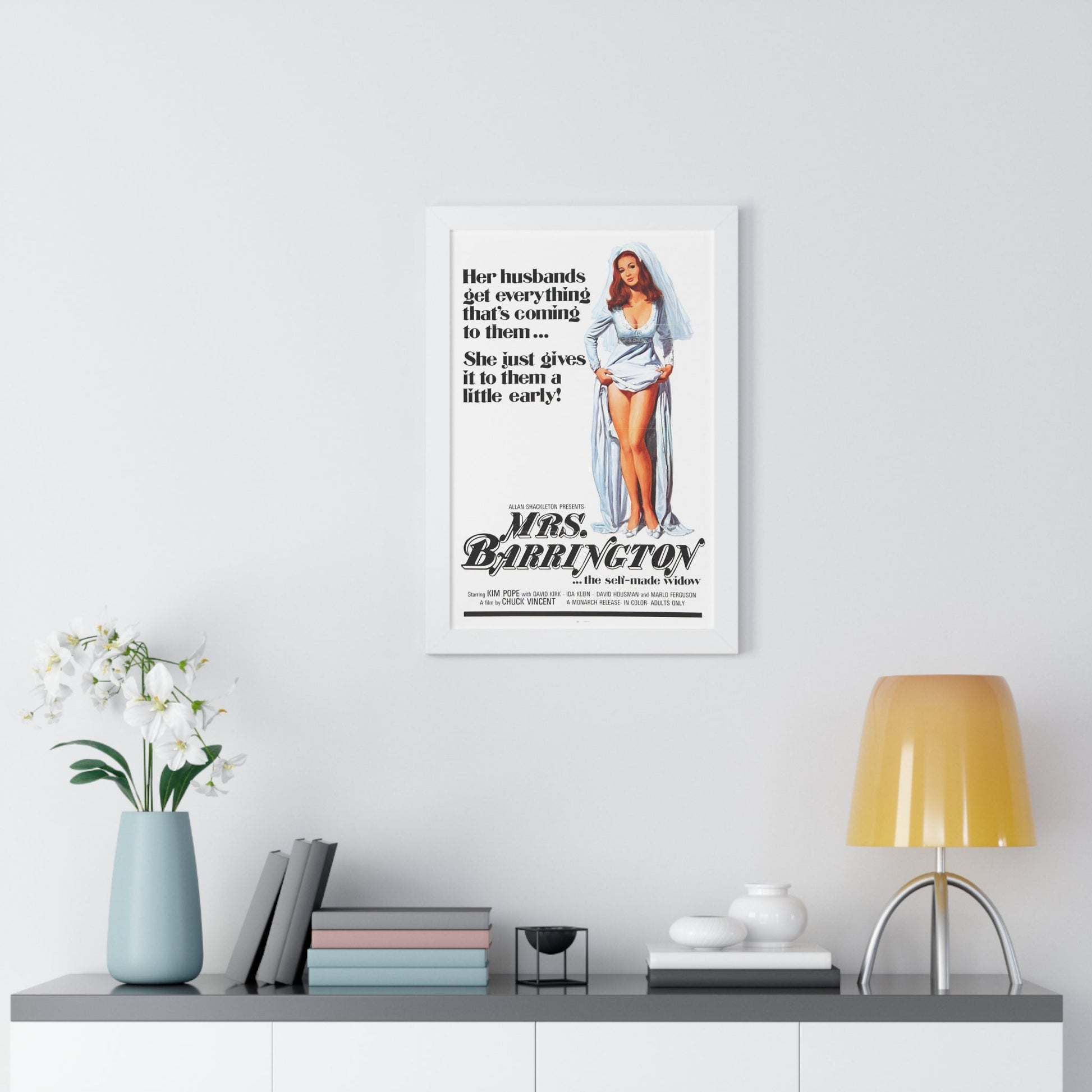 MRS. BARRINGTON 1974 - Framed Movie Poster-The Sticker Space