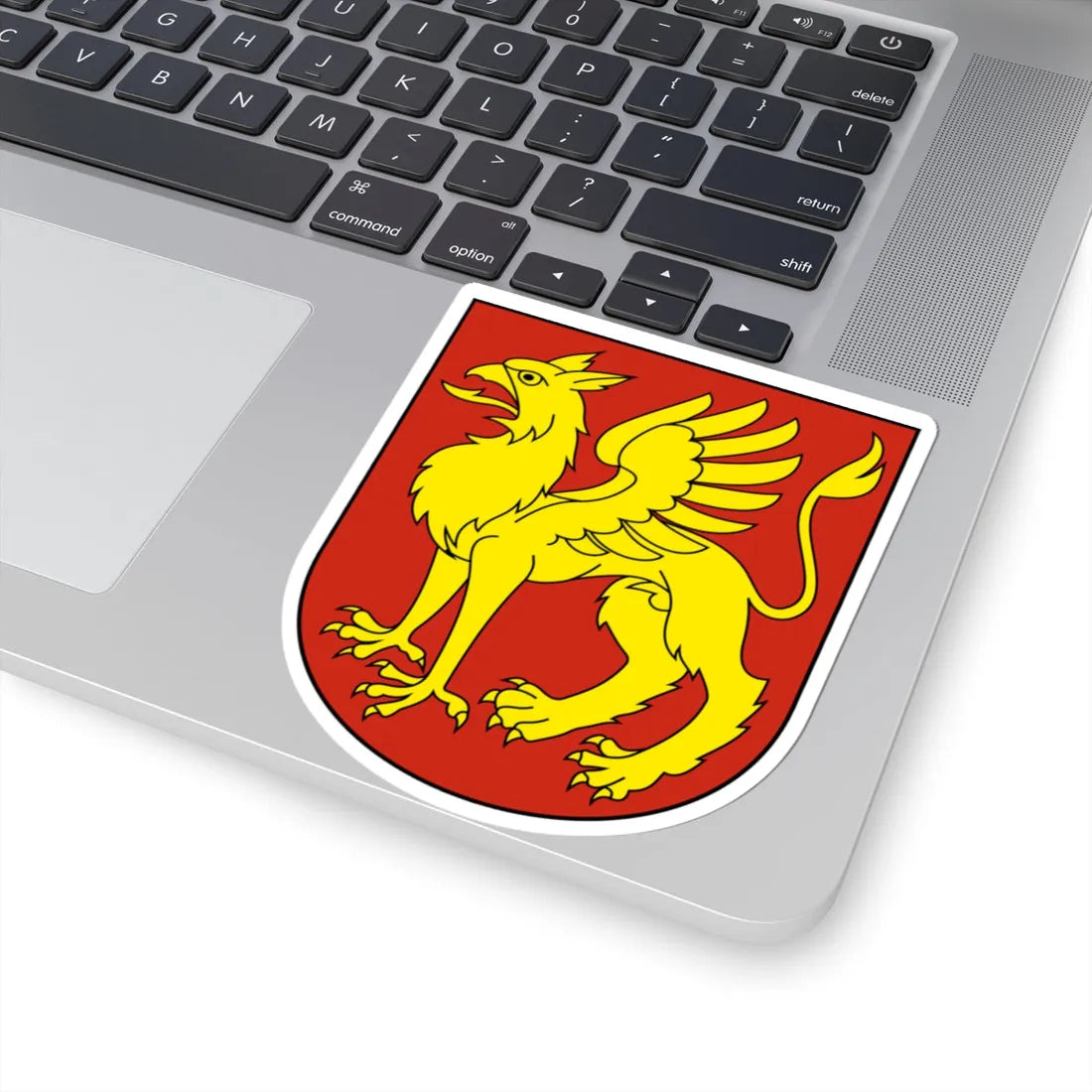 Mörschwil-blazon (Switzerland) (Coat of Arms) STICKER Vinyl Kiss-Cut Decal - The Sticker Space
