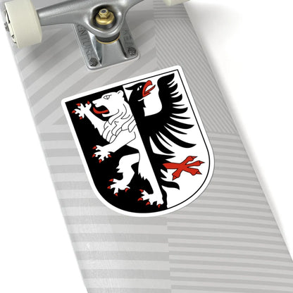 Märstetten-blazon (Switzerland) (Coat of Arms) STICKER Vinyl Kiss-Cut Decal - The Sticker Space