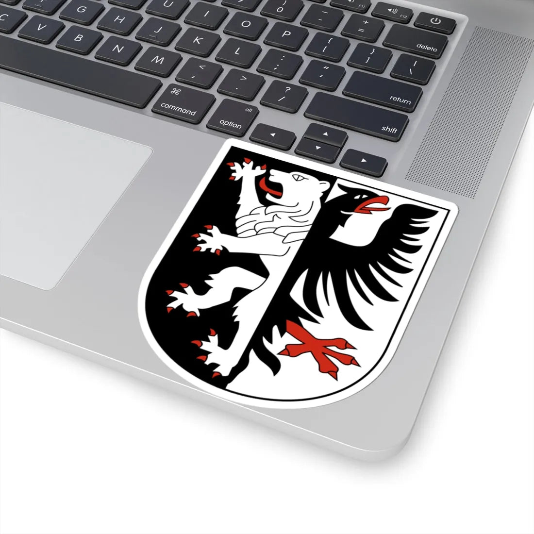 Märstetten-blazon (Switzerland) (Coat of Arms) STICKER Vinyl Kiss-Cut Decal - The Sticker Space