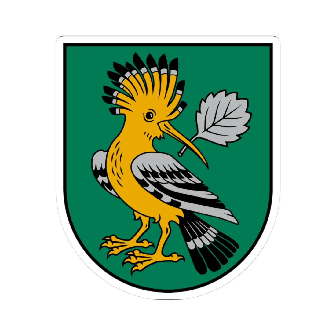 Mārupes novada ģerbonis (Latvia) (Coat of Arms) STICKER Vinyl Kiss-Cut Decal 3 Inch White - The Sticker Space