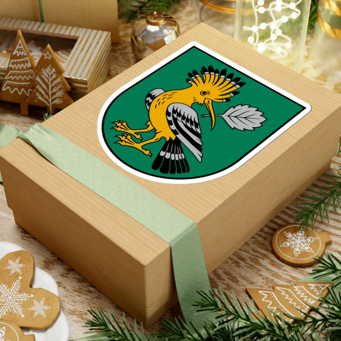 Mārupes novada ģerbonis (Latvia) (Coat of Arms) STICKER Vinyl Kiss-Cut Decal - The Sticker Space