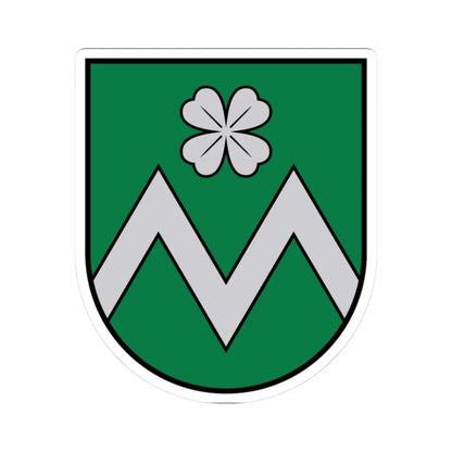 Mārupes pilsētas ģerbonis (Latvia) (Coat of Arms) STICKER Vinyl Kiss-Cut Decal 3 Inch White - The Sticker Space