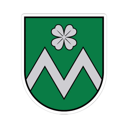 Mārupes pilsētas ģerbonis (Latvia) (Coat of Arms) STICKER Vinyl Kiss-Cut Decal 6 Inch White - The Sticker Space