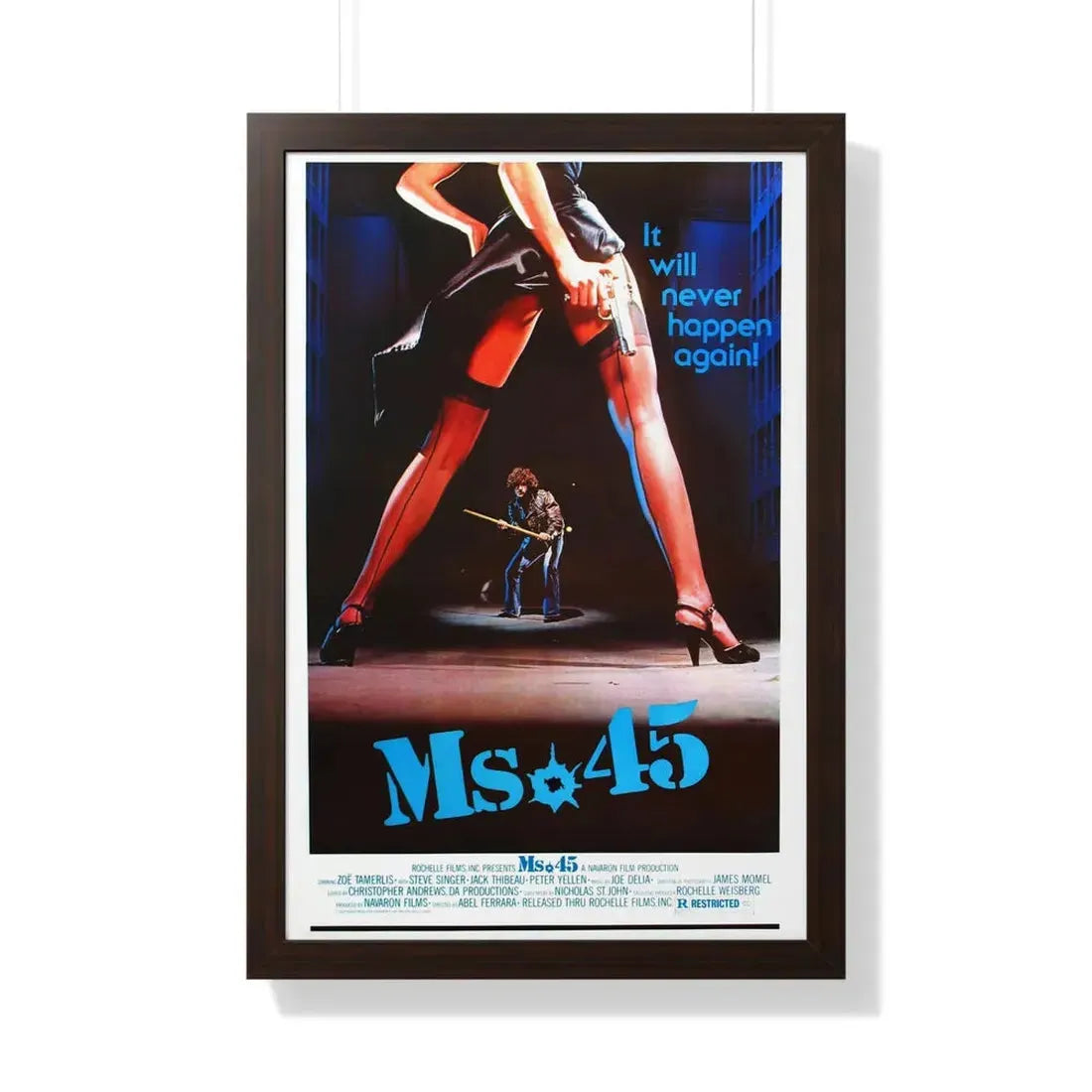 MS. 45 (ANGEL OF VENGEANCE) 1981 - Framed Movie Poster - The Sticker Space
