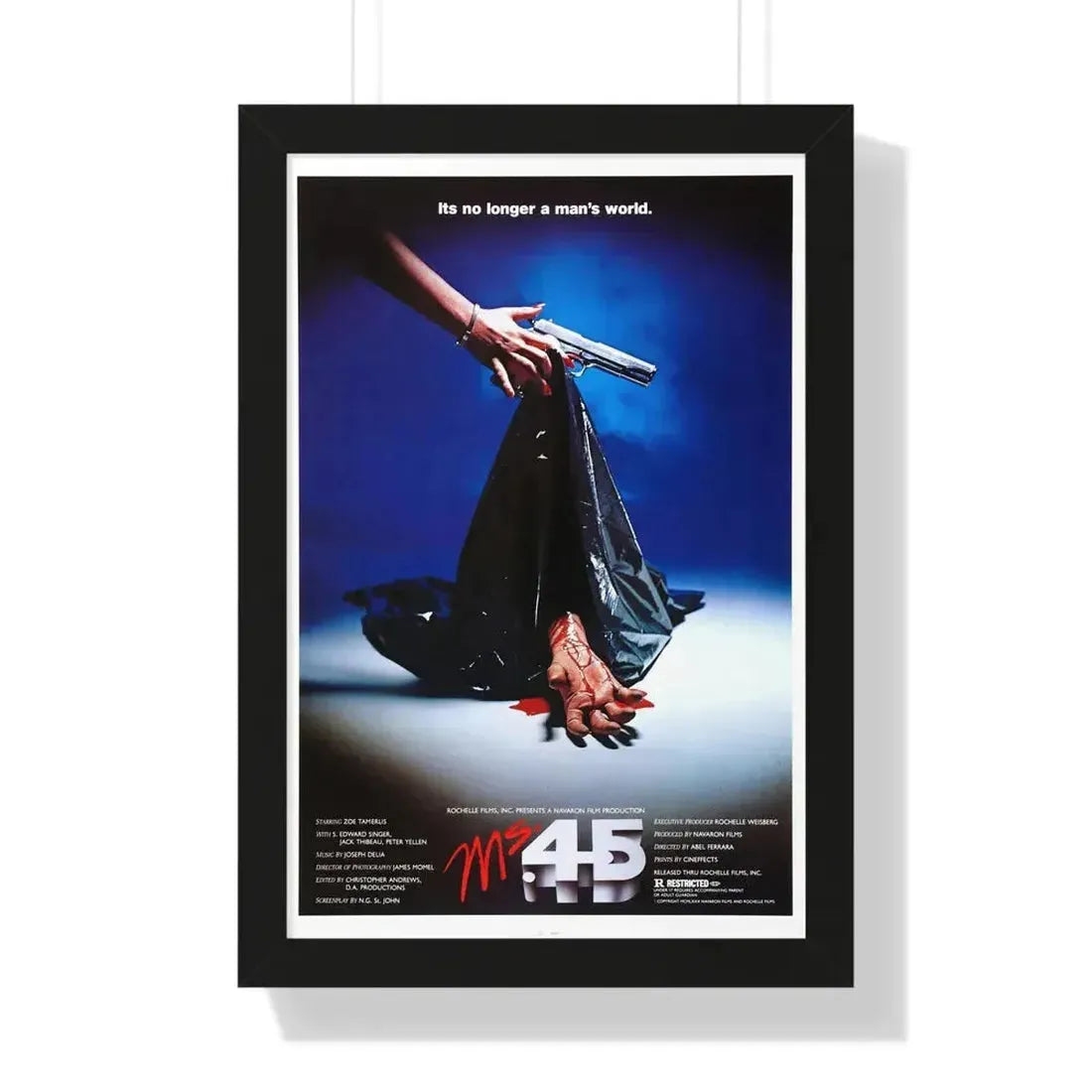 MS. 45 (ANGEL OF VENGEANCE) 2 1981 - Framed Movie Poster 16″ x 24″ Black - The Sticker Space