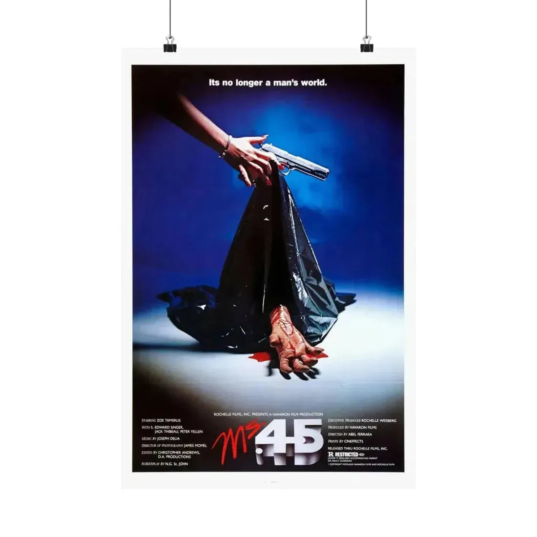 MS. 45 (ANGEL OF VENGEANCE) 2 1981 - Paper Movie Poster 16″ x 24″ Matte - The Sticker Space