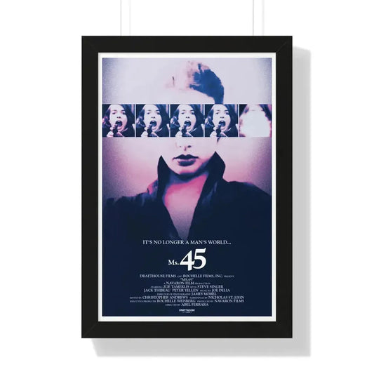 MS. 45 (ANGEL OF VENGEANCE) 3 1981 - Framed Movie Poster 16″ x 24″ Black - The Sticker Space