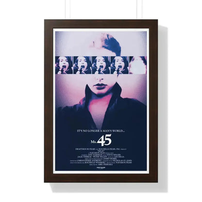 MS. 45 (ANGEL OF VENGEANCE) 3 1981 - Framed Movie Poster 16″ x 24″ Walnut - The Sticker Space