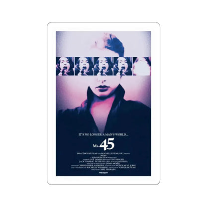 MS. 45 (ANGEL OF VENGEANCE) 3 1981 Movie Poster - STICKER Vinyl Kiss-Cut Decal 4 Inch White - The Sticker Space