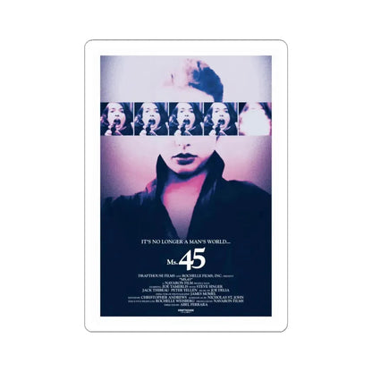 MS. 45 (ANGEL OF VENGEANCE) 3 1981 Movie Poster - STICKER Vinyl Kiss-Cut Decal 6 Inch White - The Sticker Space