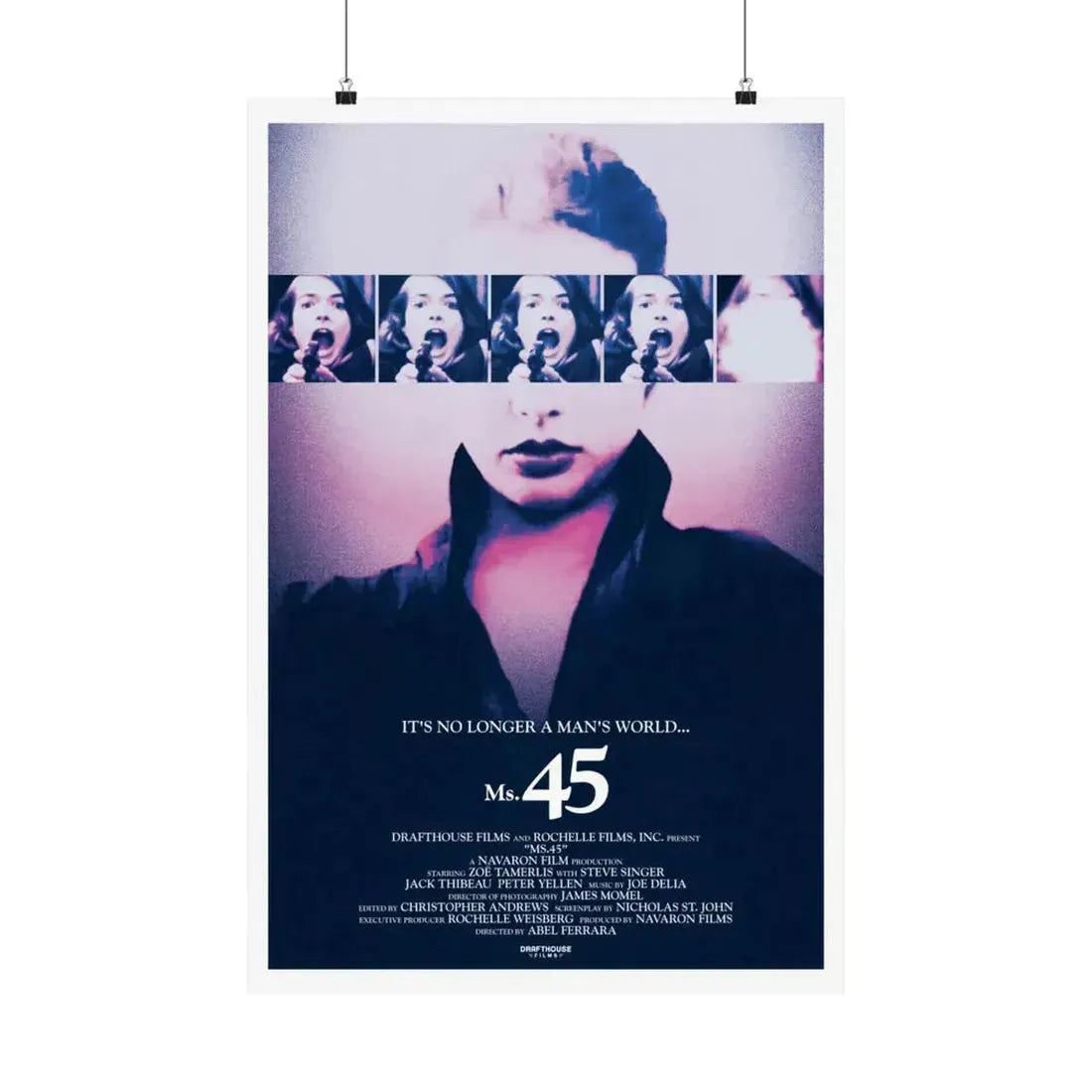 MS. 45 (ANGEL OF VENGEANCE) 3 1981 - Paper Movie Poster 20″ x 30″ Matte - The Sticker Space