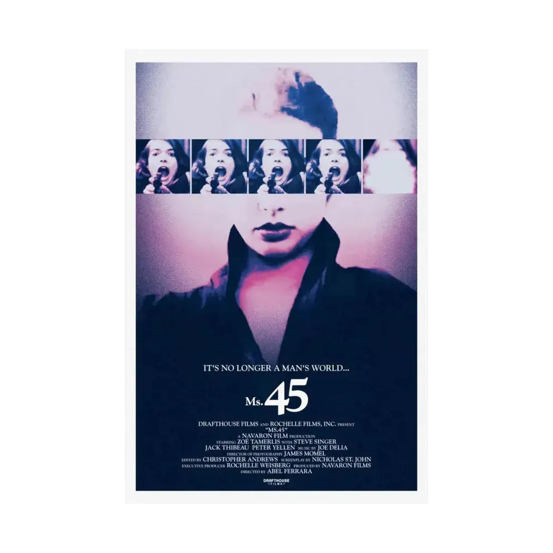 MS. 45 (ANGEL OF VENGEANCE) 3 1981 - Paper Movie Poster - The Sticker Space