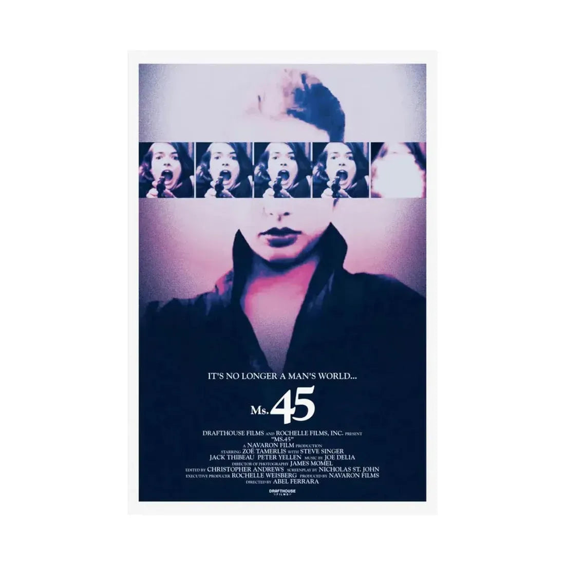 MS. 45 (ANGEL OF VENGEANCE) 3 1981 - Paper Movie Poster - The Sticker Space