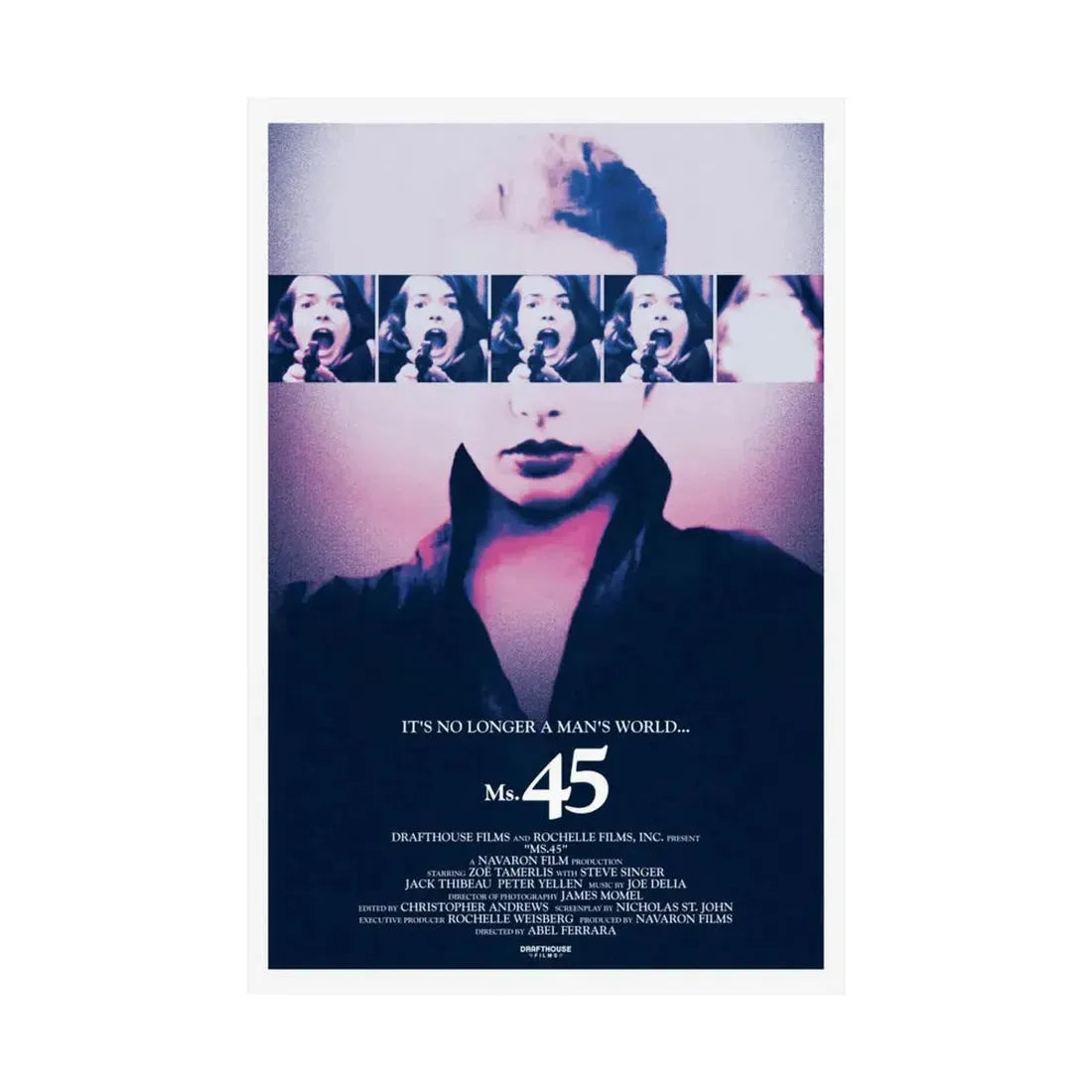 MS. 45 (ANGEL OF VENGEANCE) 3 1981 - Paper Movie Poster - The Sticker Space