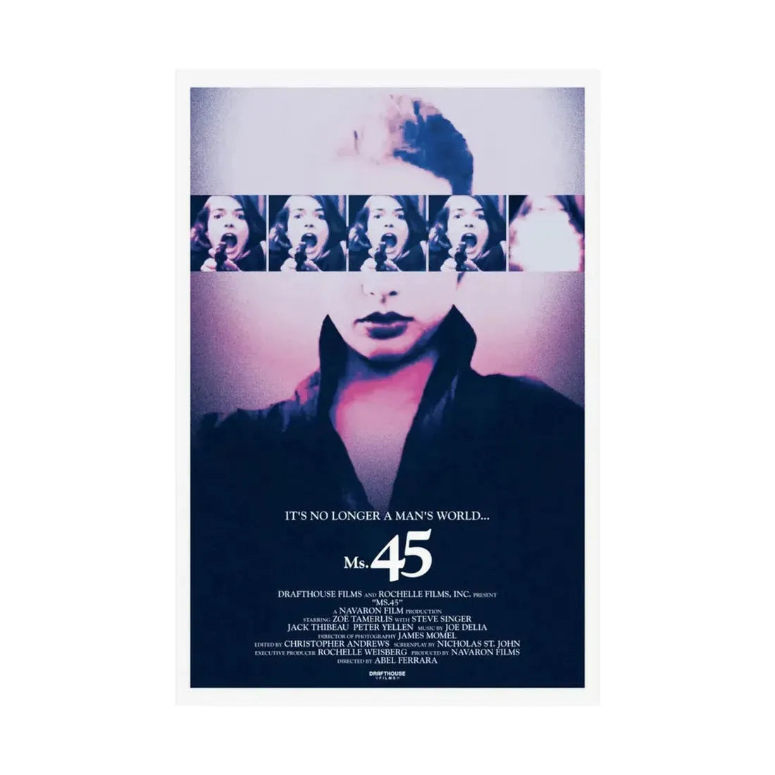 MS. 45 (ANGEL OF VENGEANCE) 3 1981 - Paper Movie Poster - The Sticker Space