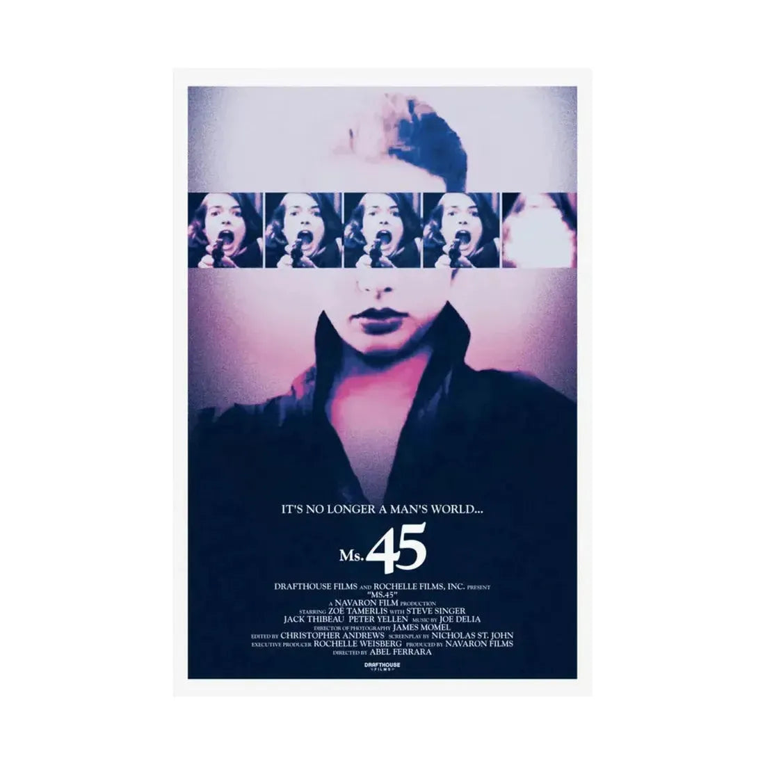 MS. 45 (ANGEL OF VENGEANCE) 3 1981 - Paper Movie Poster - The Sticker Space