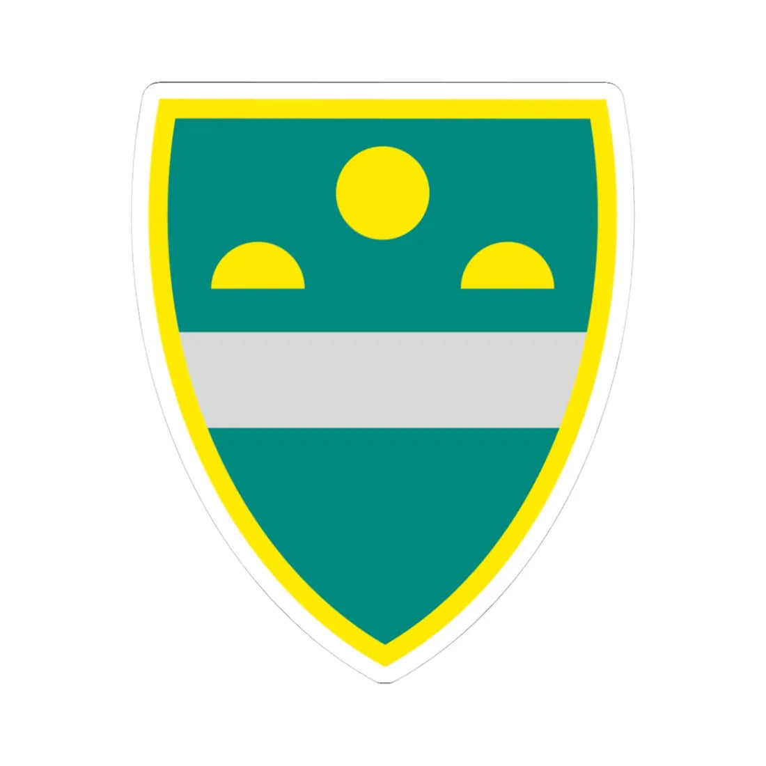 MS seal (Slovenia) (Coat of Arms) STICKER Vinyl Kiss-Cut Decal 3 Inch White - The Sticker Space