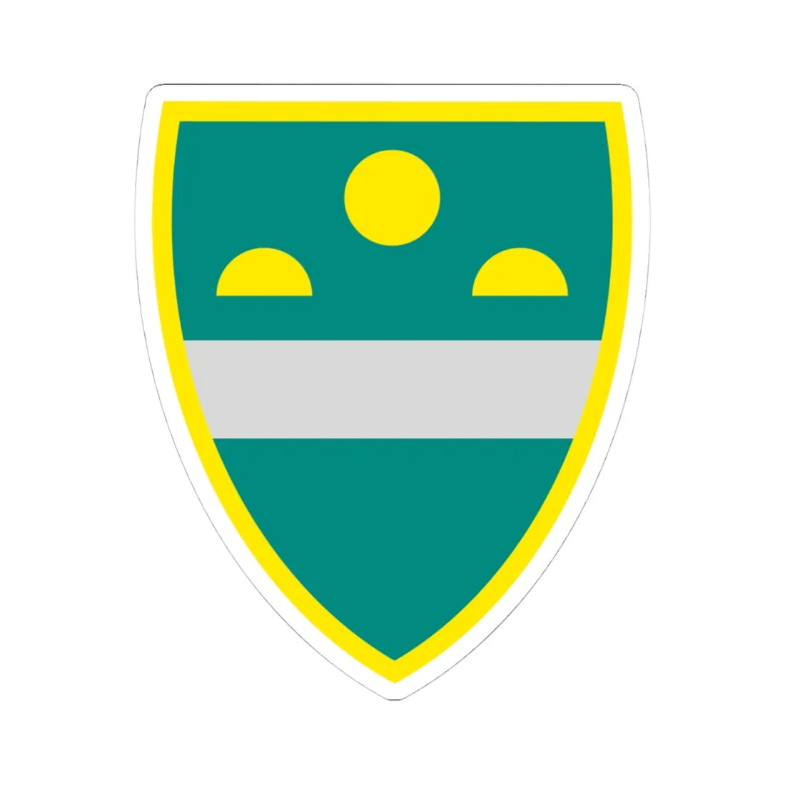 MS seal (Slovenia) (Coat of Arms) STICKER Vinyl Kiss-Cut Decal 4 Inch White - The Sticker Space