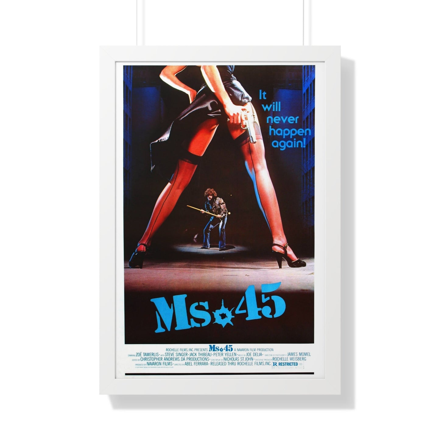 MS. 45 (ANGEL OF VENGEANCE) 1981 - Framed Movie Poster-20" x 30"-The Sticker Space