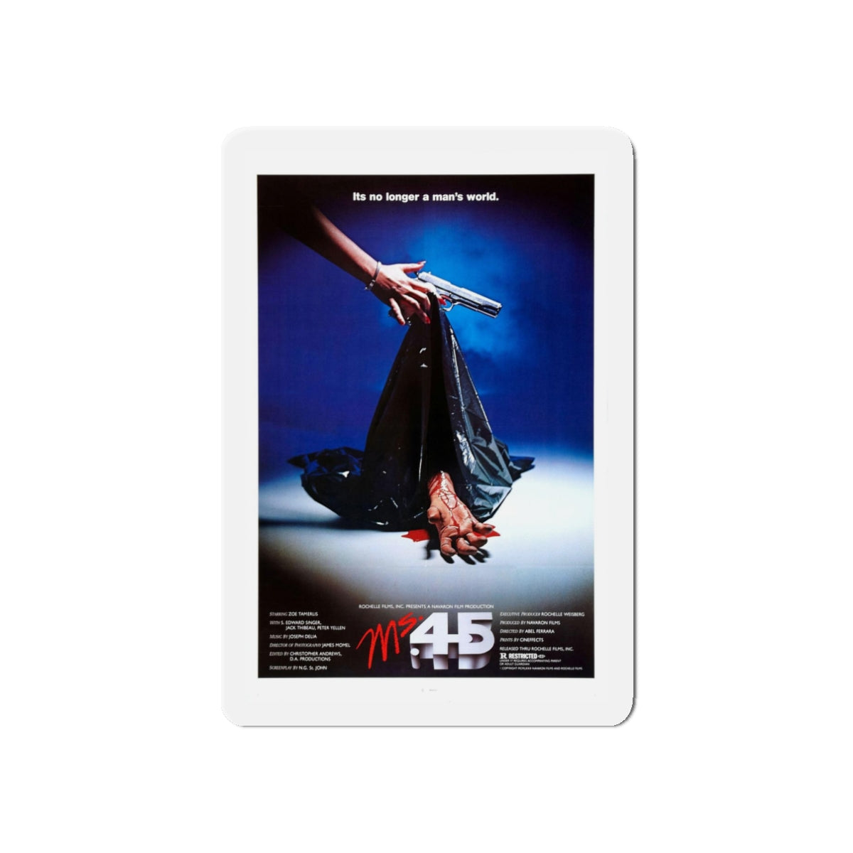 MS. 45 (ANGEL OF VENGEANCE) 2 1981 Movie Poster - Refrigerator Magnet-3" x 3"-The Sticker Space