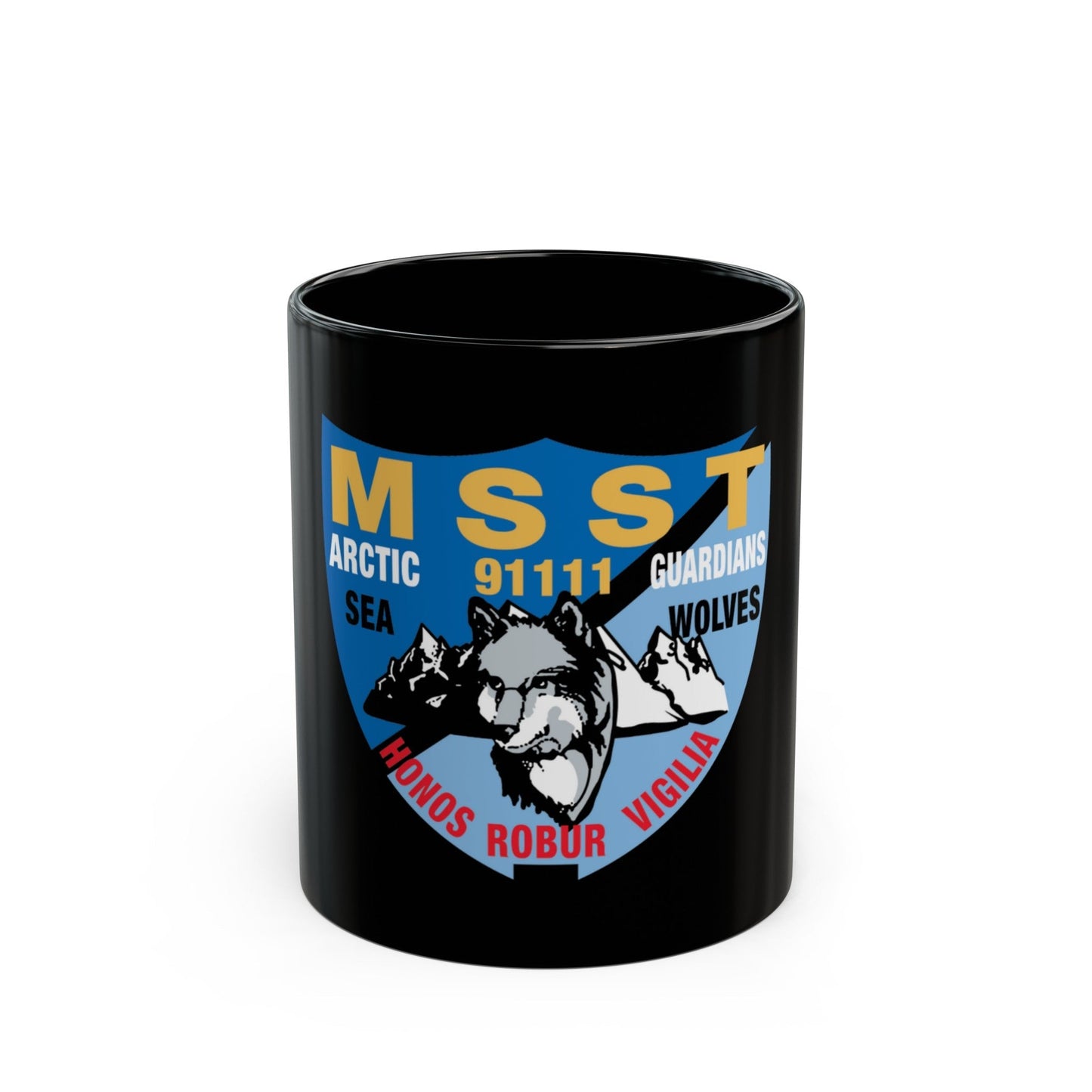 MSST Anchorage NEW 2006 (U.S. Coast Guard) Black Coffee Mug-11oz-The Sticker Space