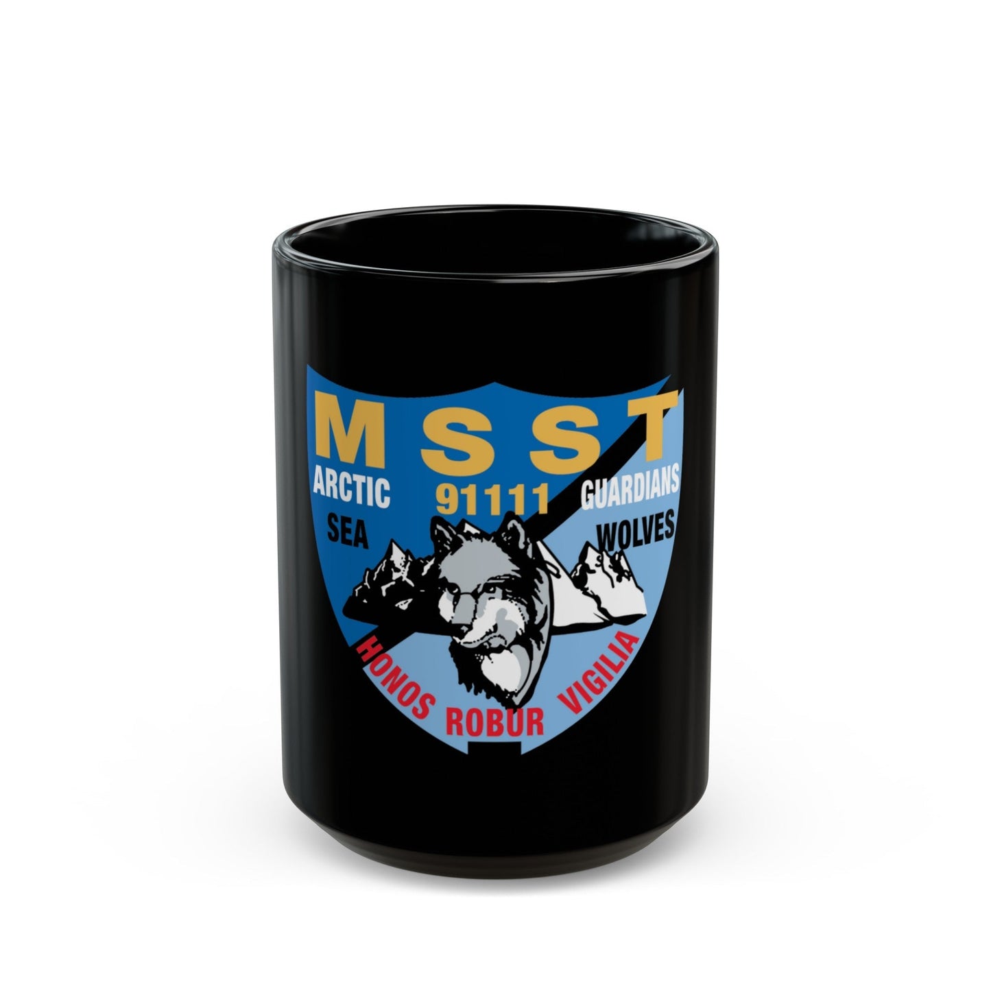 MSST Anchorage NEW 2006 (U.S. Coast Guard) Black Coffee Mug-15oz-The Sticker Space