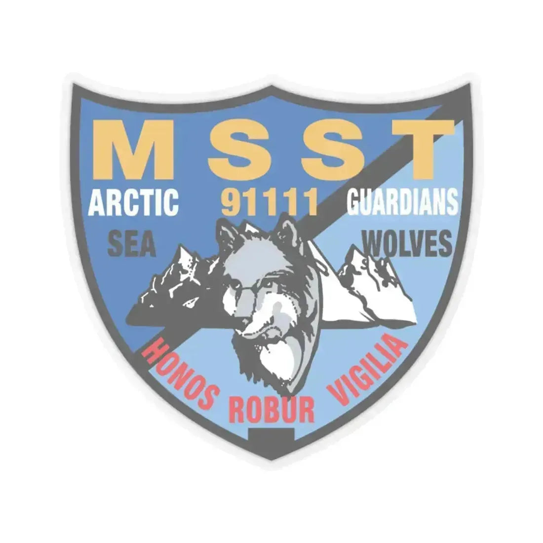 MSST Anchorage   NEW 2006 (U.S. Coast Guard) STICKER Vinyl Kiss-Cut Decal 6 Inch Transparent - The Sticker Space