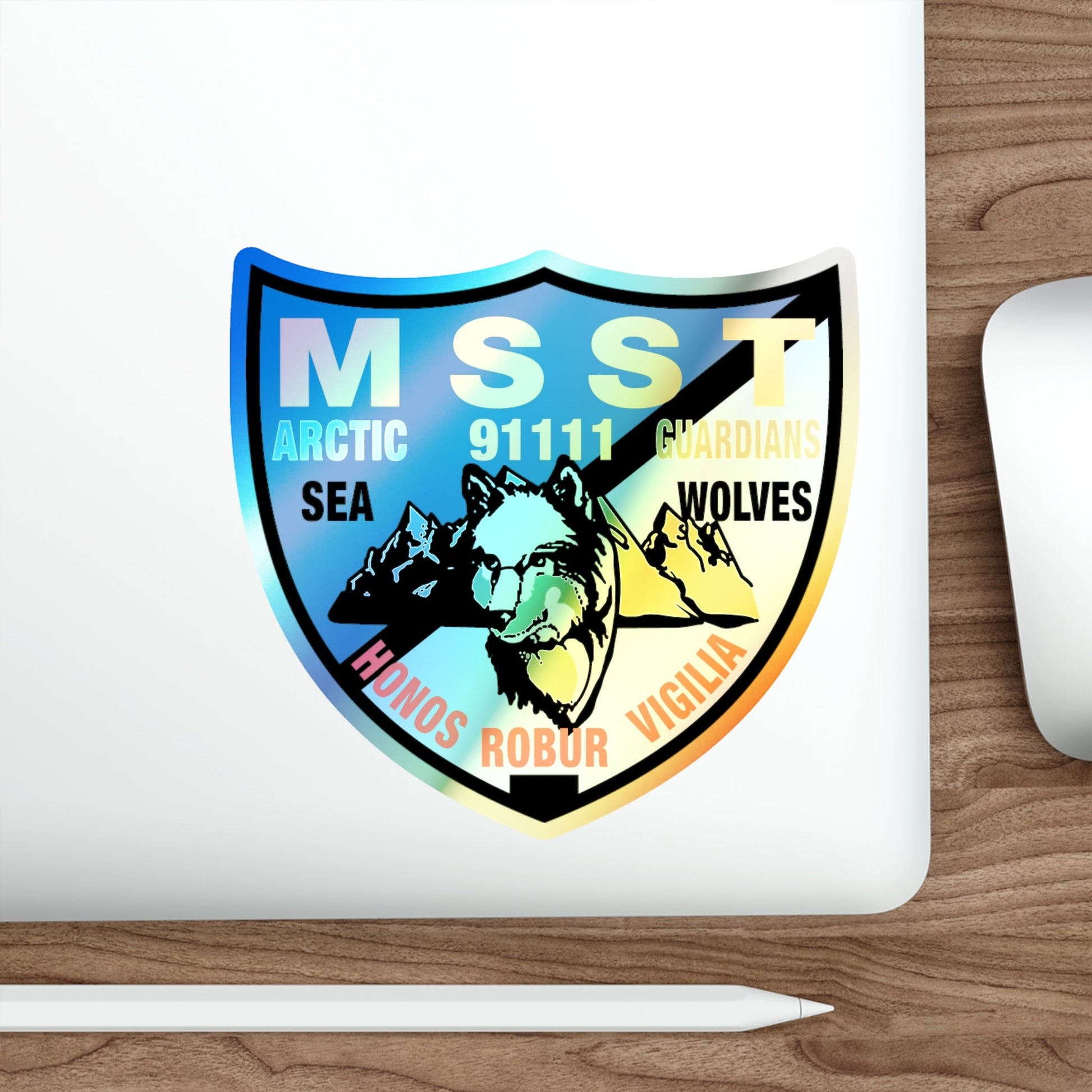 MSST Anchorage (U.S. Coast Guard) Holographic STICKER Die-Cut Vinyl Decal-The Sticker Space