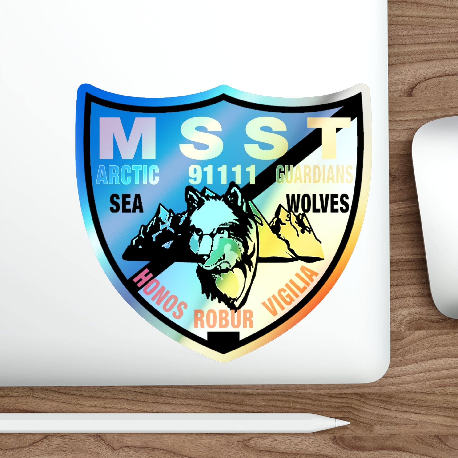 MSST Anchorage (U.S. Coast Guard) Holographic STICKER Die-Cut Vinyl Decal-The Sticker Space