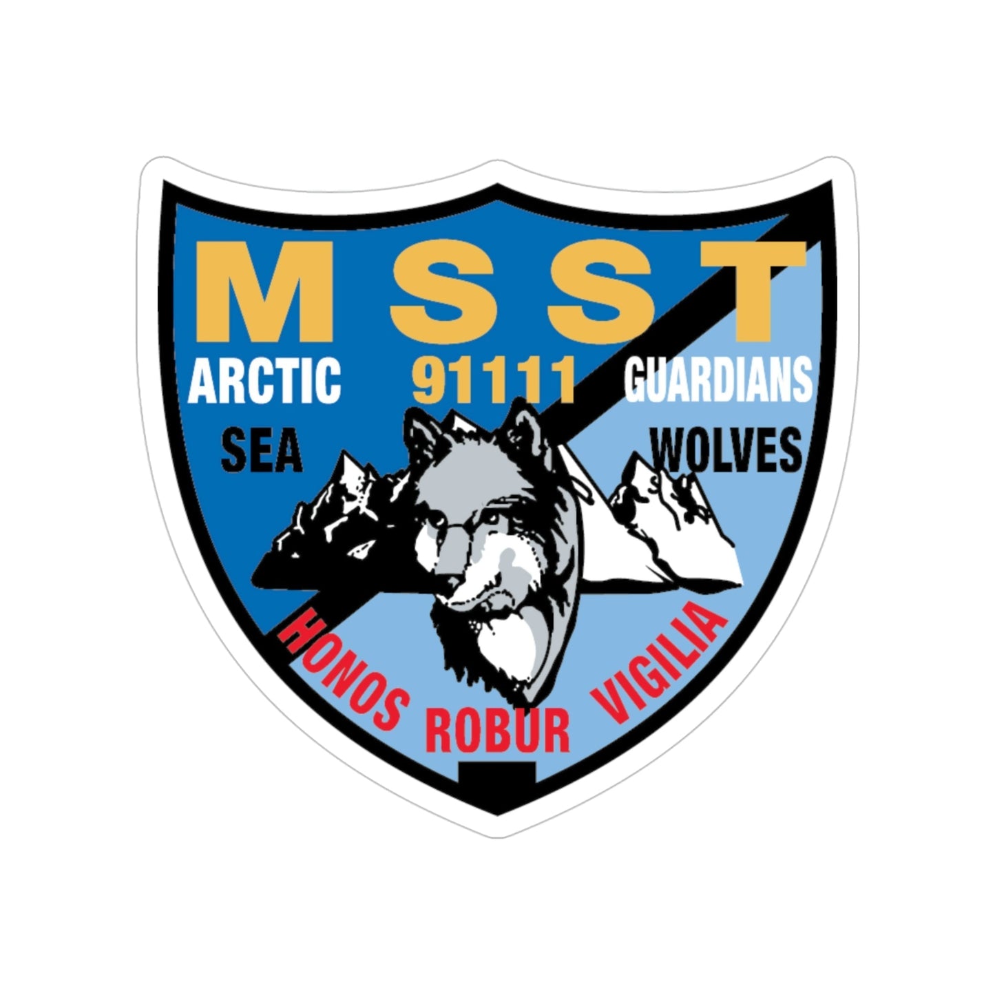 MSST Anchorage (U.S. Coast Guard) Transparent STICKER Die-Cut Vinyl Decal-4 Inch-The Sticker Space