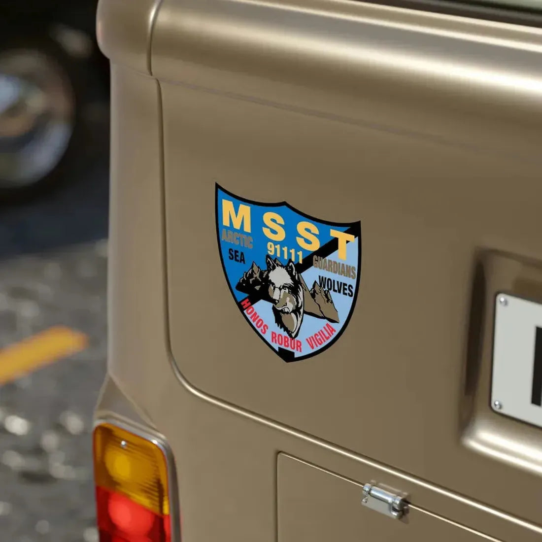 MSST Anchorage (U.S. Coast Guard) Transparent STICKER Die-Cut Vinyl Decal - The Sticker Space